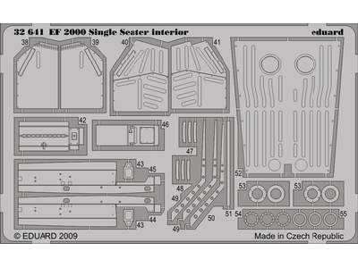  EF-2000 Typhoon Single Seater interior S. A. 1/32 - Trumpeter - - zdjęcie 1