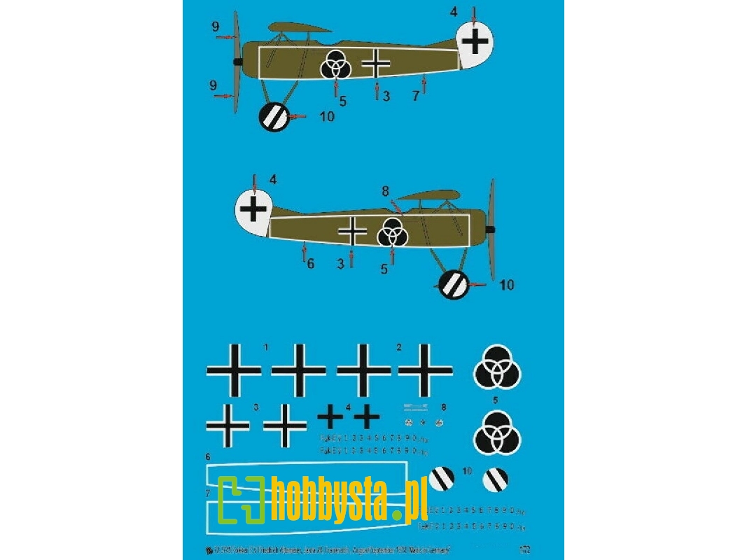 Fokker E.V Friedrich Altemeier, Jasta 24, France, August/September 1918 - zdjęcie 1
