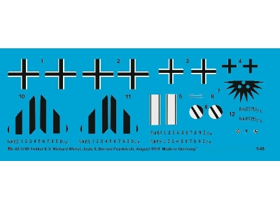 Fokker E.V Richard Wenzl, Jasta 6, Bernes - France, August 1918 - zdjęcie 1