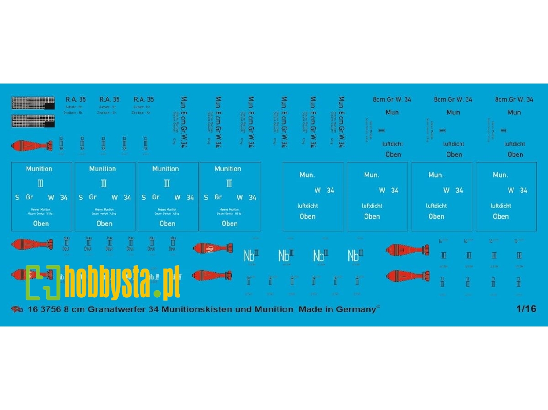 8 Cm Granatwerfer 34 Ammo Boxes And Ammo Markings - zdjęcie 1