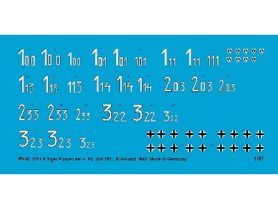 9 Tiger Tanks Of The S. Pz. Abt 507, Russia 1943-1944 - zdjęcie 1