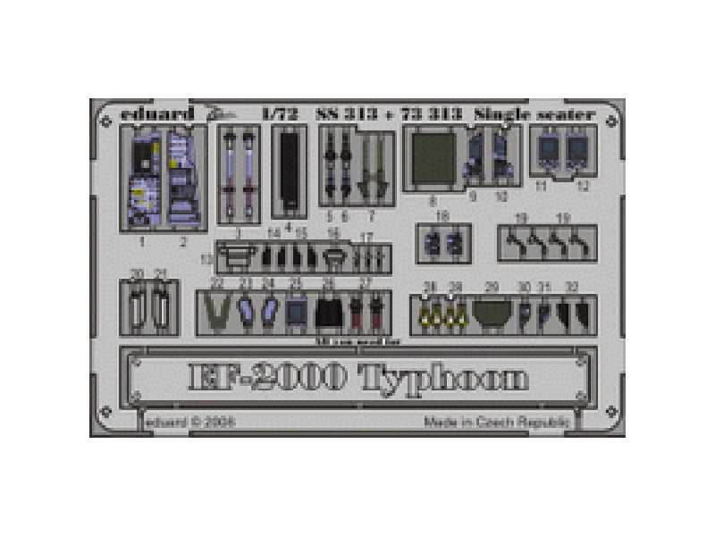  EF-2000 Typhoon Single Seater S. A. 1/72 - Revell - blaszki - zdjęcie 1