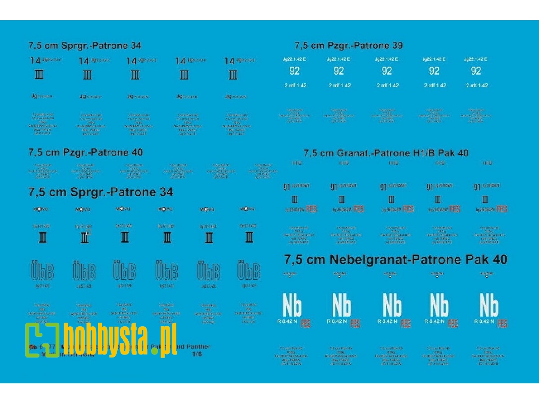 Ammunition Markings For Pak 40 And Panther - zdjęcie 1