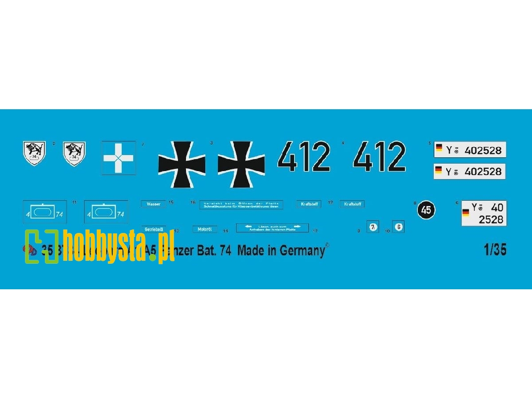 Leopard A1 A5 Panzer Bat. 74 - zdjęcie 1