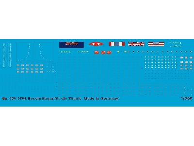 Markings For The Titanic Model - zdjęcie 1