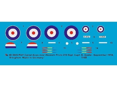 Sopwith Camel Raf Capt. E. Swale No Sqd 210, Western Front, September 1918 Eringham - zdjęcie 1