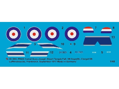 Sopwith Camel Rnas Joseph Stuart Temple Fall, 9n, B3898 (Sopwith, Clerget 9b), Leffrinckoucke-france, September 1917 - zdjęcie 