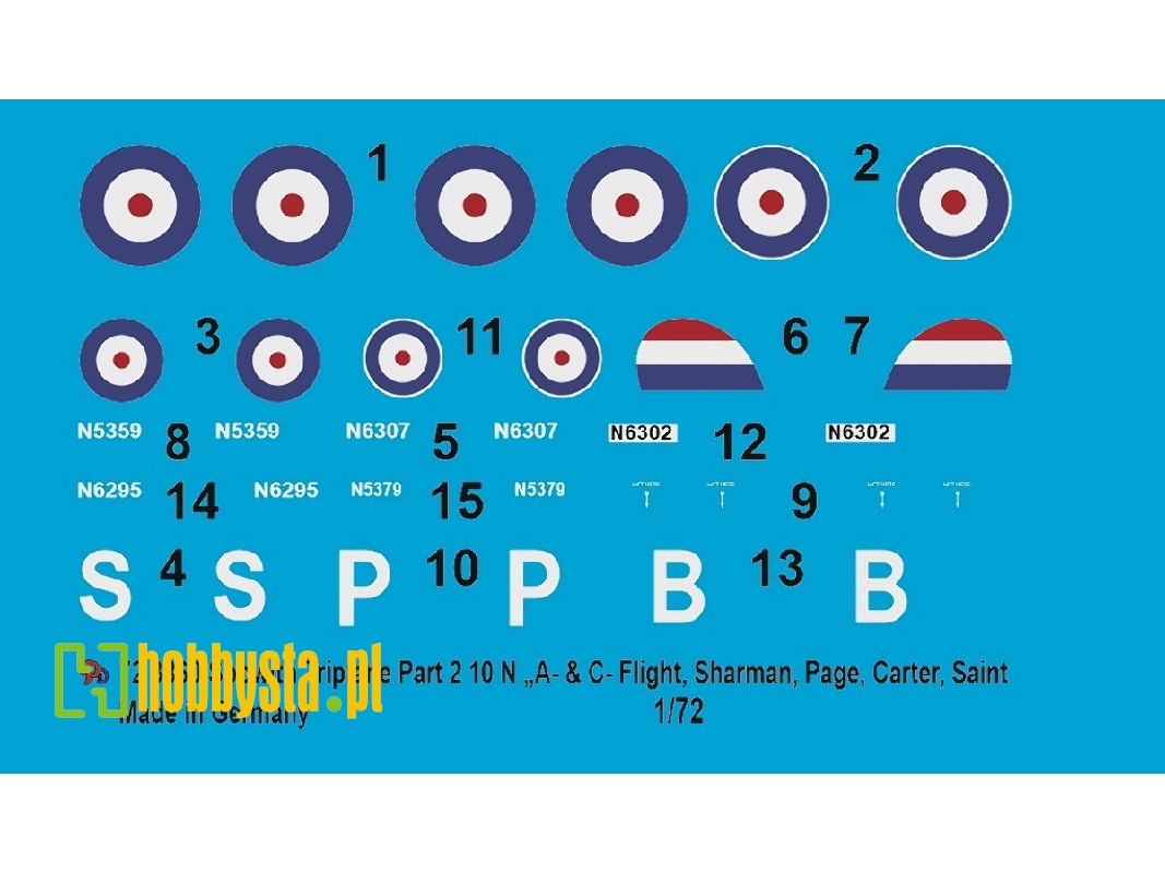 Sopwith Triplane Aces Part 2 - 10n A And C Flight - Sharman, Page, Carter, Saint - zdjęcie 1