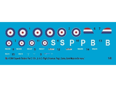Sopwith Triplane Aces Part 2 - 10n A And C Flight - Sharman, Page, Carter, Saint - zdjęcie 1