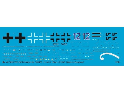 Fw 190 D-9 Blue 12 Werk. Nr 500570 Ii. Jg 6 1945 - zdjęcie 1