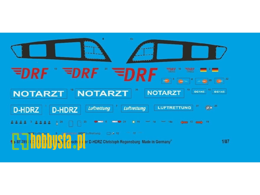 Ec 145 Drf Rescue Helicopter D-hdrz Christoph Regensburg - zdjęcie 1