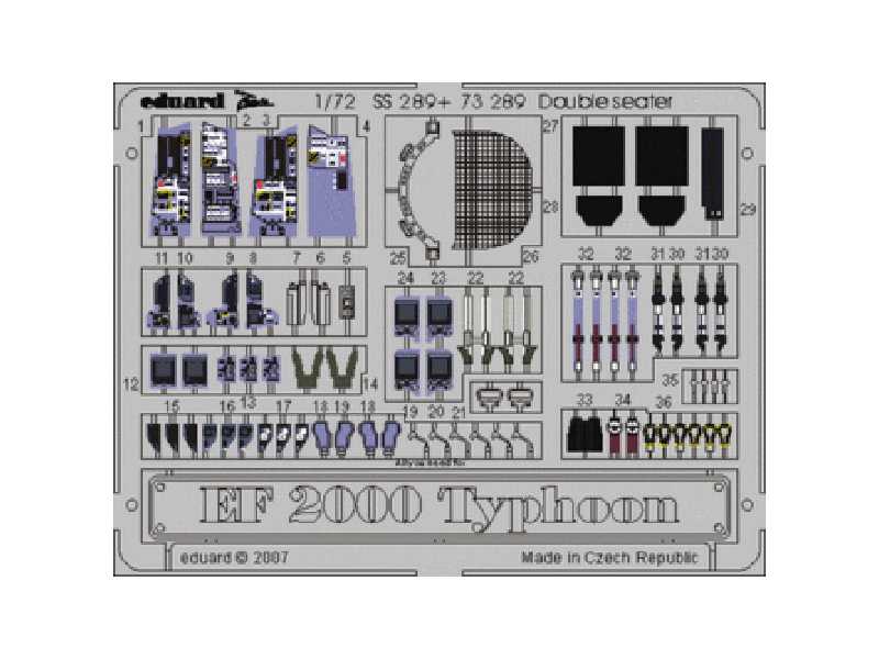  EF-2000 Typhoon Two-seater 1/72 - Revell - blaszki - zdjęcie 1