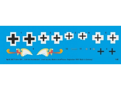 Fokker Dr.I - God Of The North Wind, Josef Jacobs, Martincourt/France, September 1918 - zdjęcie 1