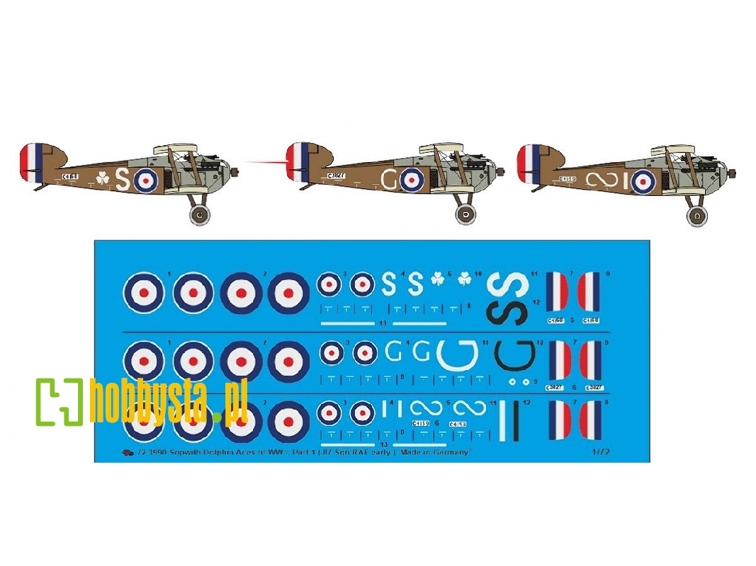 Sopwith Dolphin Aces Of Ww I, Part 1 (87 Sqn Raf Early) - zdjęcie 1