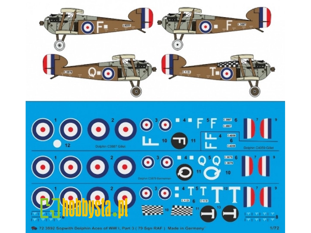 Sopwith Dolphin Aces Of Ww I Part 3 (79 Sqn Raf) - zdjęcie 1