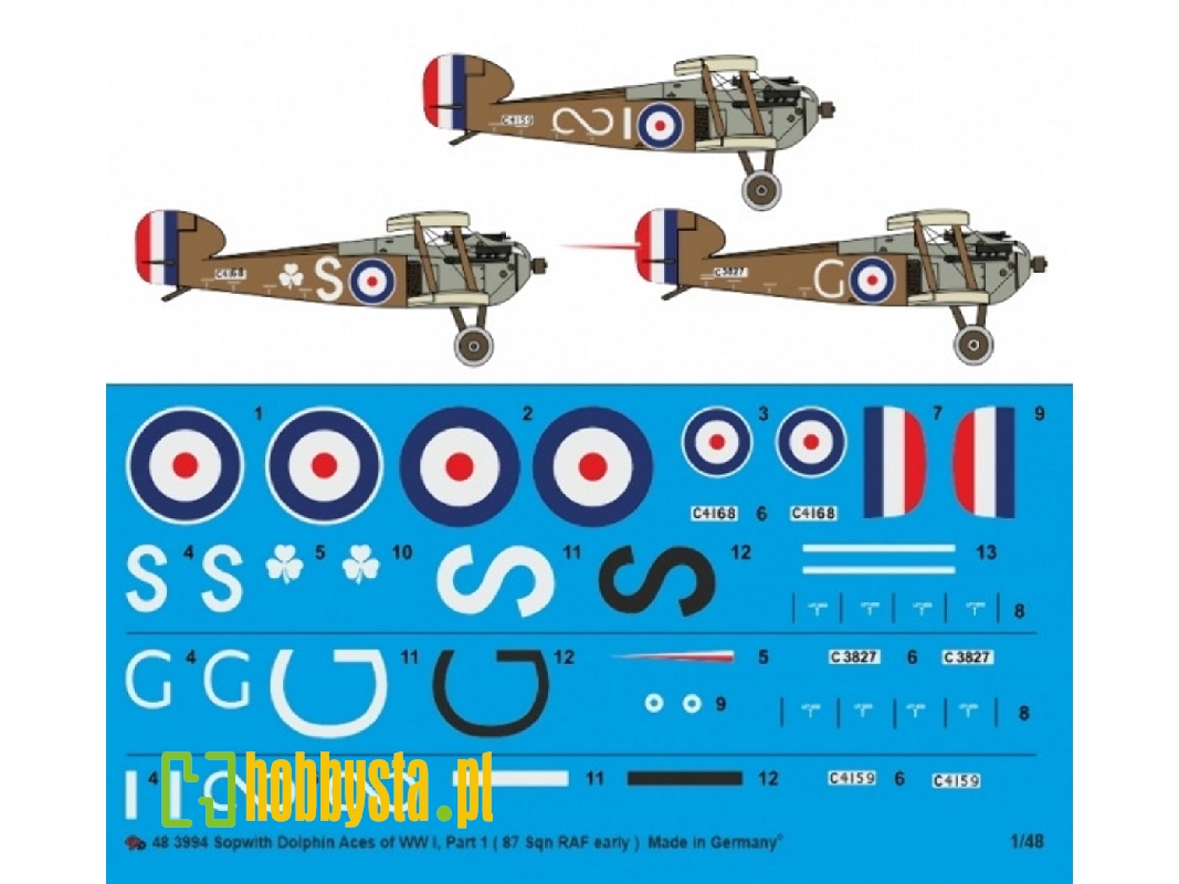 Sopwith Dolphin Aces Of Ww I, Part 1 (87 Sqn Raf Early) - zdjęcie 1