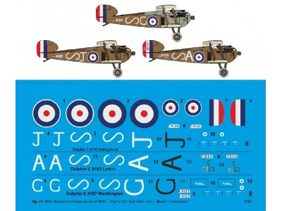Sopwith Dolphin Aces Of Ww I, Part 2 (87 Sqn Raf Late) - zdjęcie 1