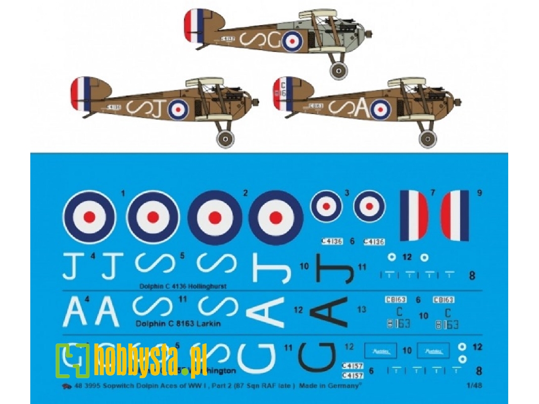Sopwith Dolphin Aces Of Ww I, Part 2 (87 Sqn Raf Late) - zdjęcie 1