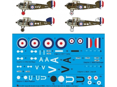 Sopwith Dolphin Aces Of Ww I Part 4 (19 And 23 Sqn Raf) - zdjęcie 1