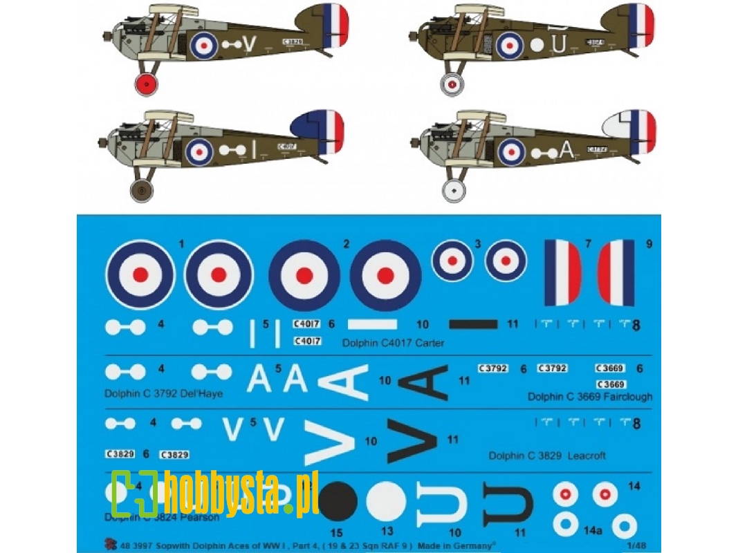 Sopwith Dolphin Aces Of Ww I Part 4 (19 And 23 Sqn Raf) - zdjęcie 1