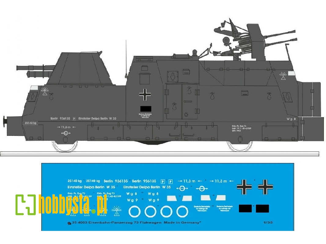 Railroad Armored Train 73 Flakwagen - zdjęcie 1
