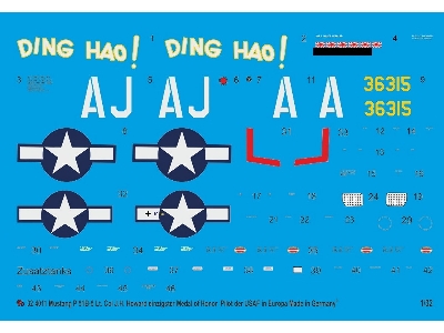 Mustang P 51b-5 Lt. Col. J.H. Howard Only Medal Of Honor Pilot Of The Usaf In Europe - zdjęcie 1
