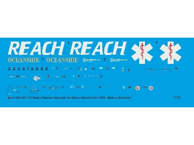 Ec 135 Reach Rescue Helicopter Air Medic Network N313rx - zdjęcie 1