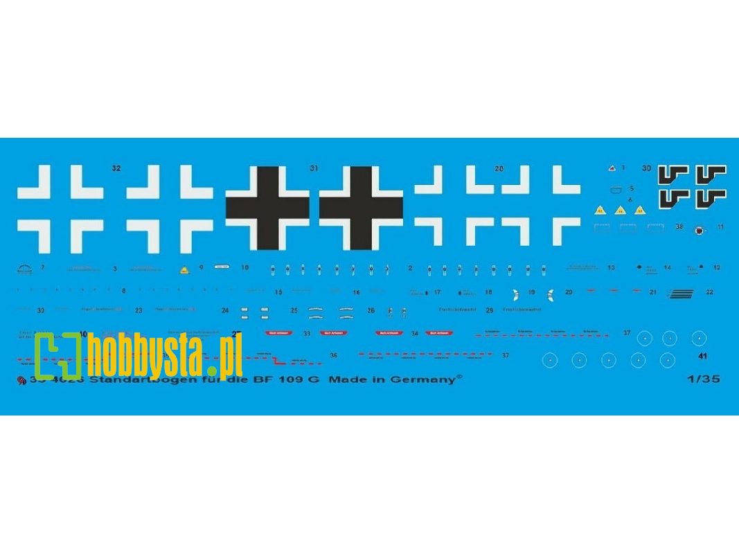 Basic Markings For Bf 109 G - zdjęcie 1