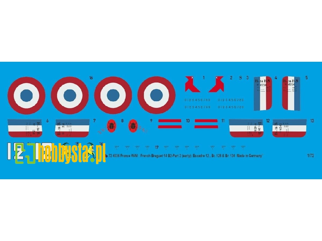 France Ww I: French Breguet 14 B2 - Part 2 (Early): Escadre 12, Br. 128 And Br. 134 - zdjęcie 1