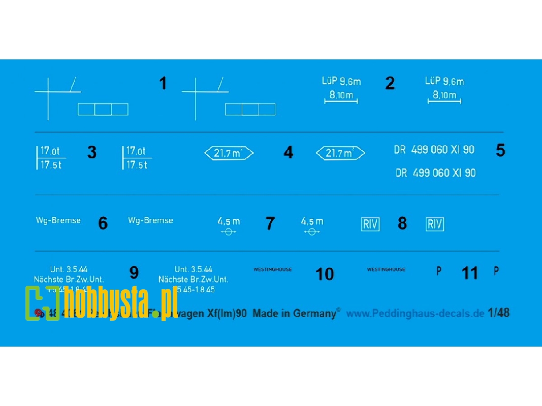 Reichsbahn Flat Car Xf(Lm)90 - zdjęcie 1