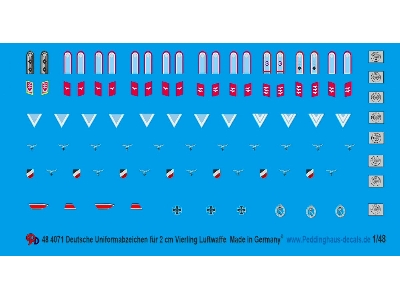 Uniform Badge Air Force 2 Cm Quadruplet - zdjęcie 1