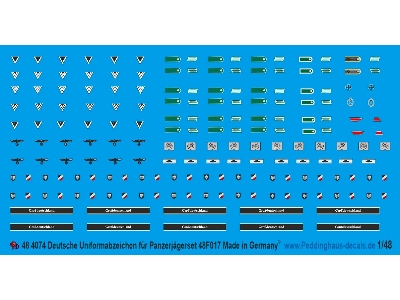 Tank Destroyer Uniform Insignia Set For 48f017 - zdjęcie 1