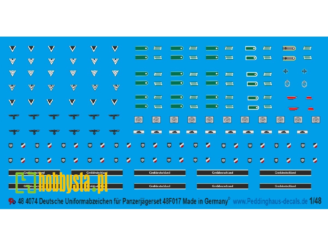 Tank Destroyer Uniform Insignia Set For 48f017 - zdjęcie 1
