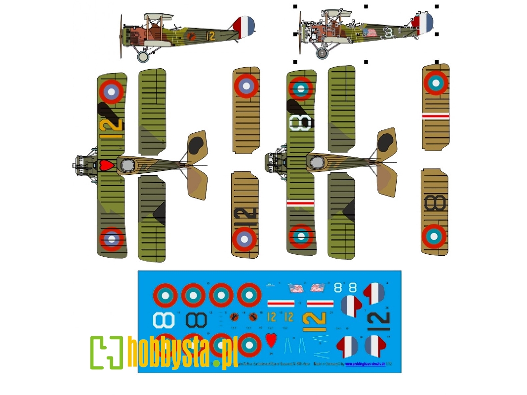 Salmson 2a2 Usas - Part 1: 1st Aero (William Erwin/Arthur Easterbrook/Byrne Baucom) & 88th Aero - zdjęcie 1