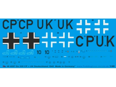 Do 335 M 17 B 6 Cp+uk Germany 1945 - zdjęcie 1