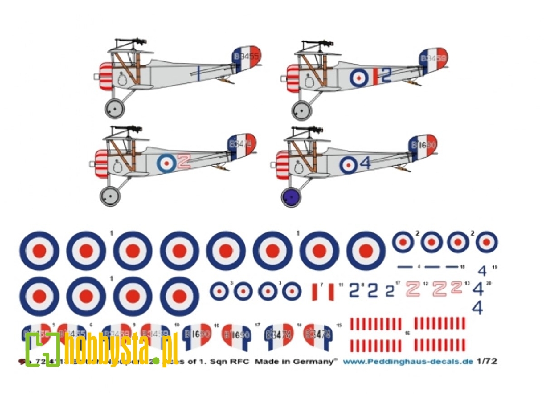 British Nieuport 23 Aces Of 1st Sqn Rfc - zdjęcie 1