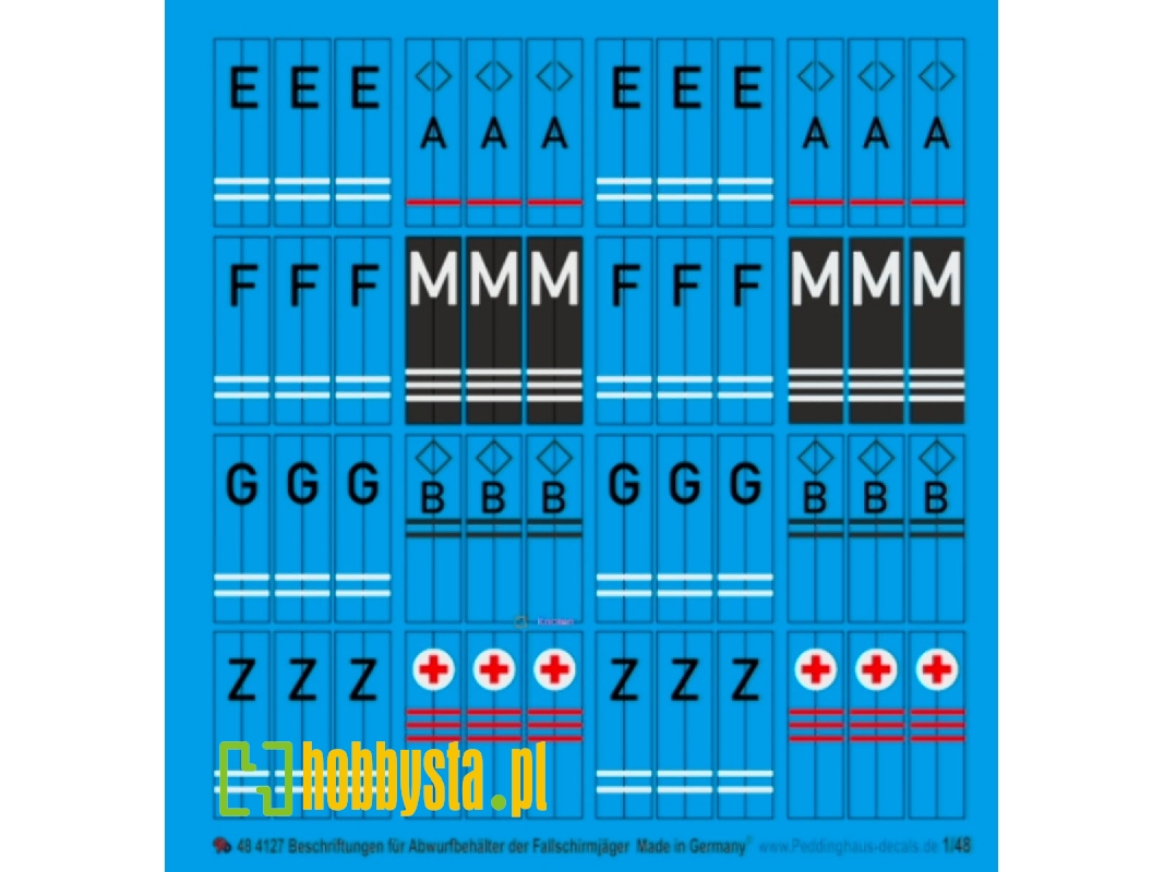 Labels For Paratrooper Drop Canisters - zdjęcie 1