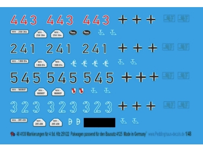 Captions For 4 Hrs. Vehicle 251/22 Suitable For 4125 - zdjęcie 1