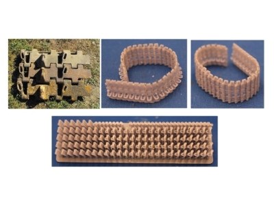 Ostkette For Panzer Iii And Panzer Iv Versions Workable, Early Version With Guide Tooth Hole - zdjęcie 1