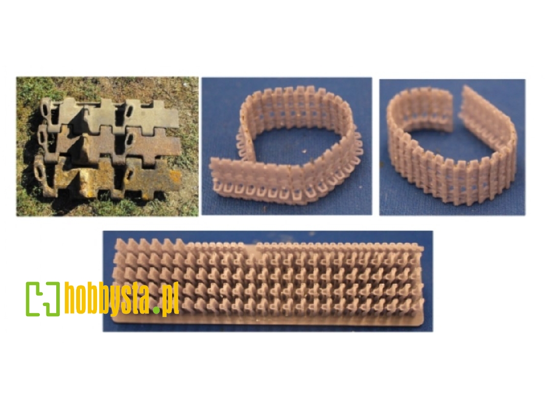 Ostkette For Panzer Iii And Panzer Iv Versions Workable, Early Version With Guide Tooth Hole - zdjęcie 1
