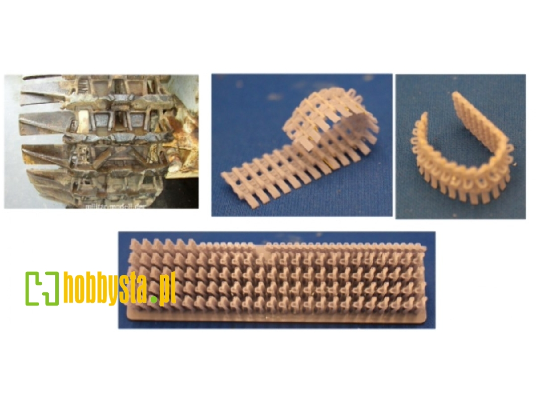Winter Track For Panzer Iii And Panzer Iv Versions Workable, Early Version With Guide Number Hole - zdjęcie 1