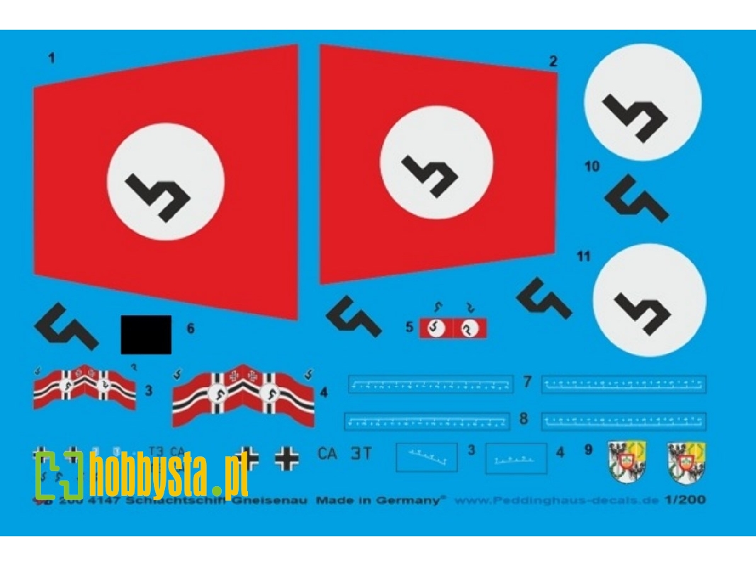 Battleship Gneisenau Basic Sheet - zdjęcie 1