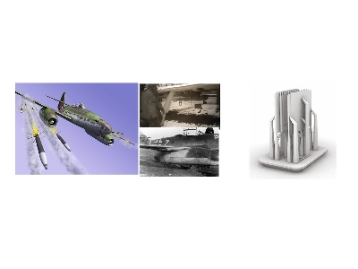 26 R4m Rockets And Mounts For Fw 190-d And Me 262 A-1, 2 Sets - zdjęcie 2 26 R4m Rockets And Mounts For Fw 190-d And Me 262 A-1, 2 Sets - zdjęcie 2