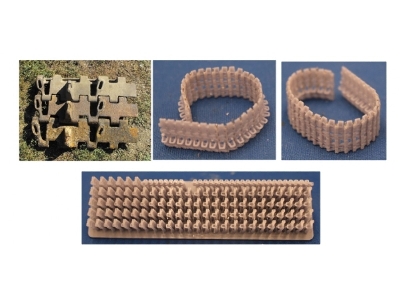 Ostkette For Panzer Iii And Panzer Iv Versions - Workable Early Version With Guide Tooth Hole - zdjęcie 1