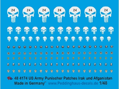 Us Army Punisher Patches - zdjęcie 1