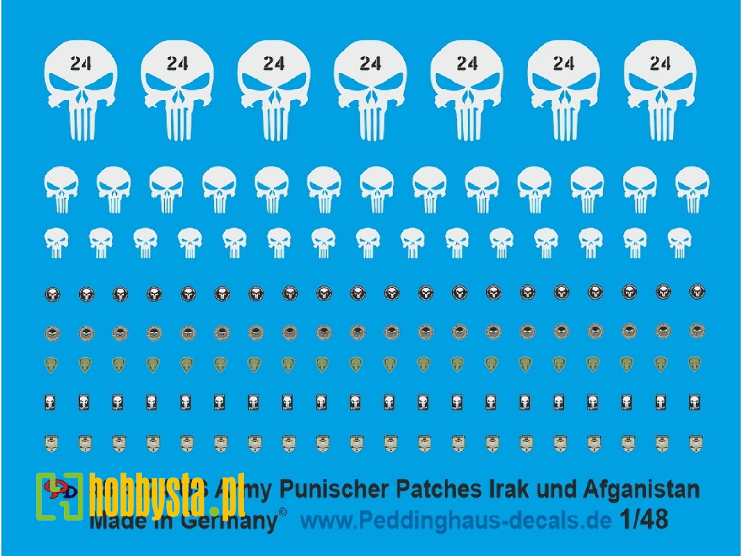 Us Army Punisher Patches - zdjęcie 1