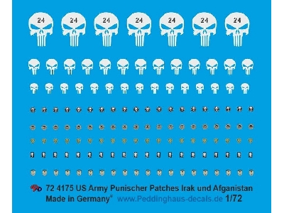 Us Army Punisher Patches - zdjęcie 1