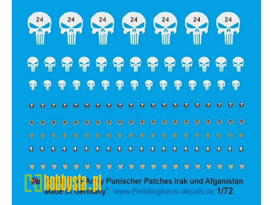 Us Army Punisher Patches - zdjęcie 1