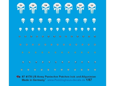 Us Army Punisher Patches - zdjęcie 1