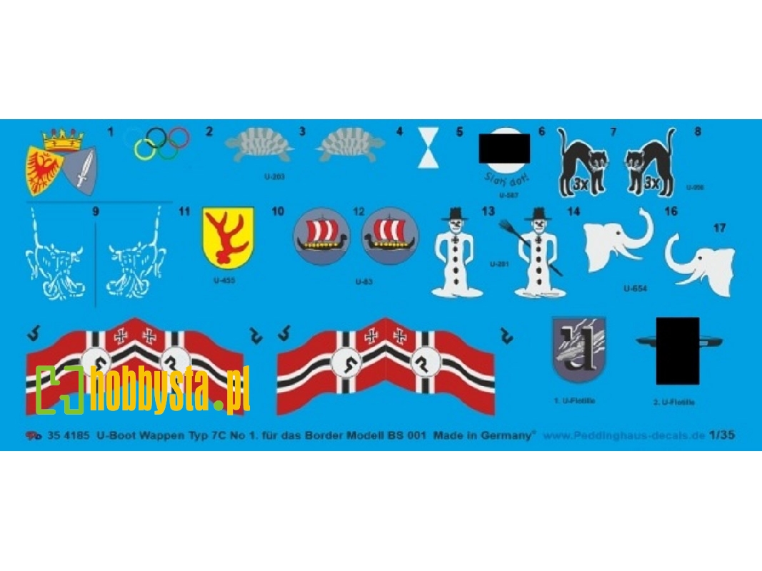 U-boot Wappen Type 7c - For Border Kit Bs-001 - zdjęcie 1